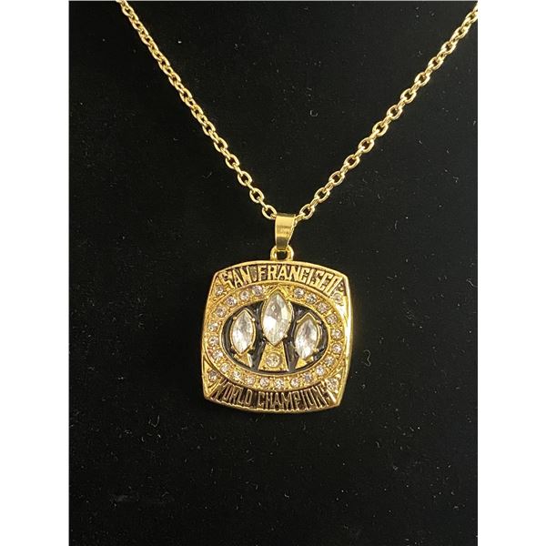 SAN FRANSISCO 49ERS N.F.L CHAMPIONSHIP NECKLACE