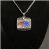Image 1 : NEW ENGLAND PATRIOTS N.F.L 2001 CHAMPIONSHIP NECKLACE