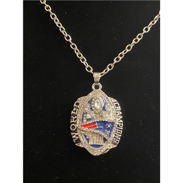 NEW ENGLAND PATRIOTS N.F.L 2017 CHAMPIONSHIP NECKLACE