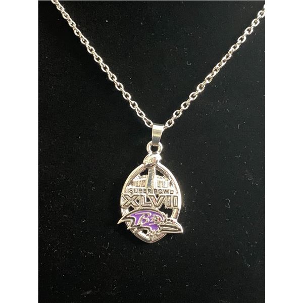 BALTIMORE RAVENS SUPER BOWL XLVII N.F.L CHAMPIONSHIP NECKLACE