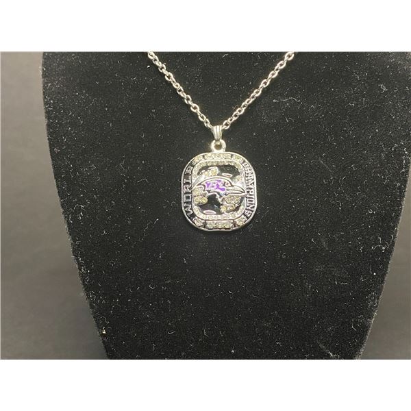 BALTIMORE RAVENS N.F.L CHAMPIONSHIP NECKLACE