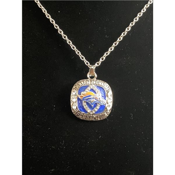 DENVER BRONCOS AFC  N.F.L CHAMPIONSHIP NECKLACE