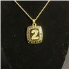 Image 1 : DEREK JETER HALL OF FAME #2 CHAMPIONSHIP NECKLACE