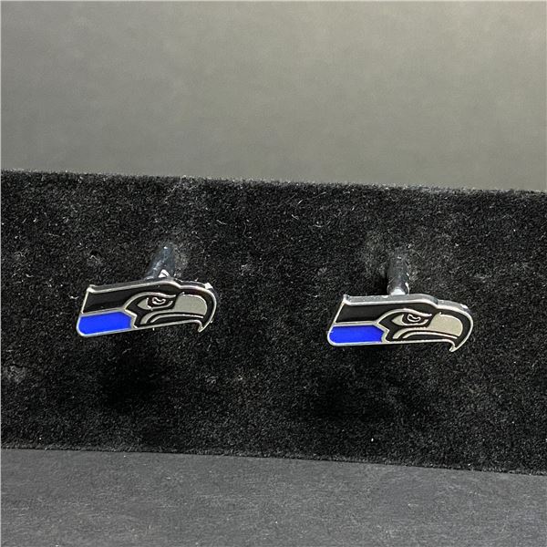 SEATTLE SEAHAWKS N.F.L CUFFLINKS