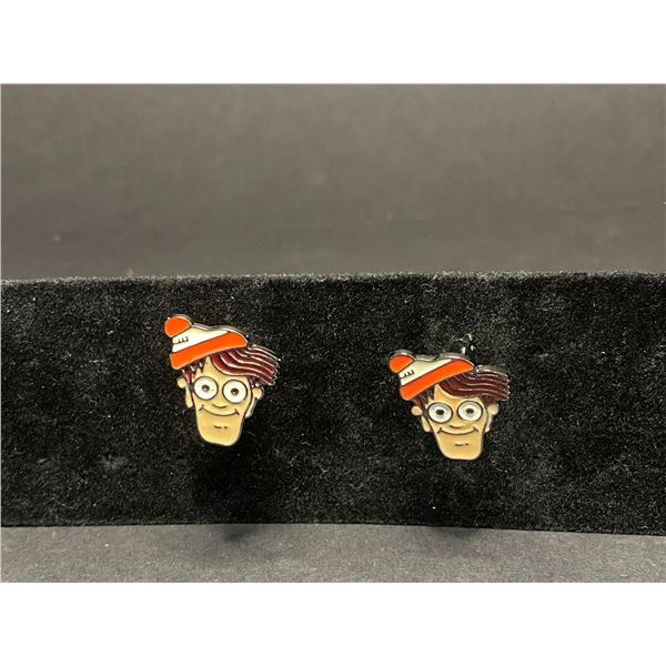 WHERES WALDO CUFFLINKS