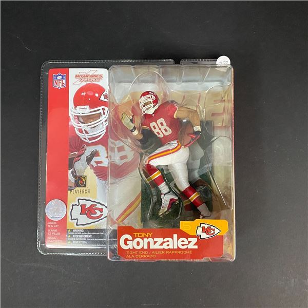 TONY GONZALEZ NFL SERIES 5 MCFARLANE RED JERSEY