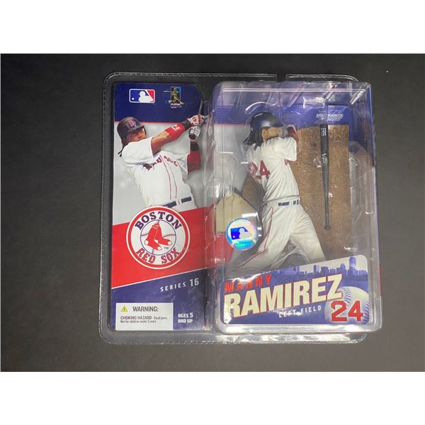 MANNY REMIREZ MCFARLANE BOSTON RED SOX SERIES 16 WHITE JERSEY
