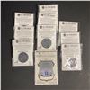 Image 2 : LOT OF 10 TORONTO MAPLE LEAFS ALL TIME GREATS MEDALLION COLLECTION STILL IN PACKAGES
