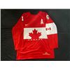 Image 4 : JONATHAN TOEWS FRAMEWORTH AUTOGRAPHED 2014 TEAM CANADA JERSEY WITH FRAMEWORTH C.O.A
