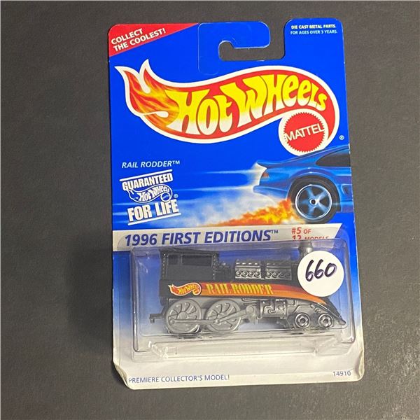 HOT WHEELS RAIL RODDER BLACK 1996 FIRST EDITION