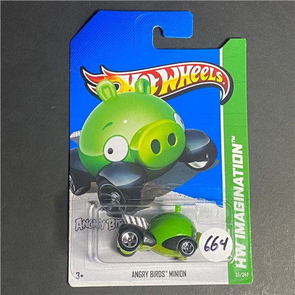 HOT WHEELS ANGRY BIRDS GREEN MINION