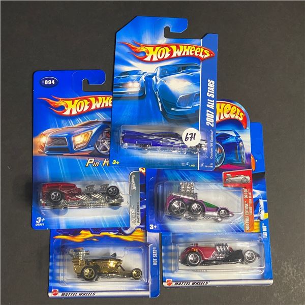 HOT WHEELS 5 CAR LOT ASSORTED STILL SEALED IN PACKAGES