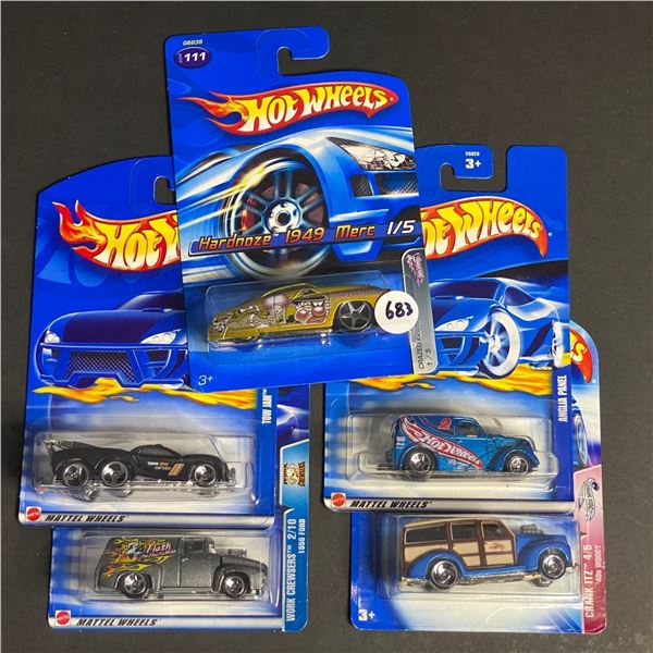 HOT WHEELS 5 CAR LOT ASSORTED STILL SEALED IN PACKAGES