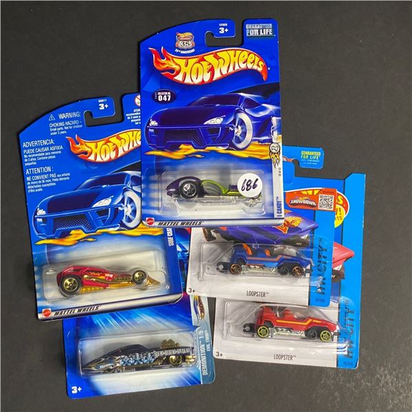 HOT WHEELS 5 CAR LOT ASSORTED STILL SEALED IN PACKAGES