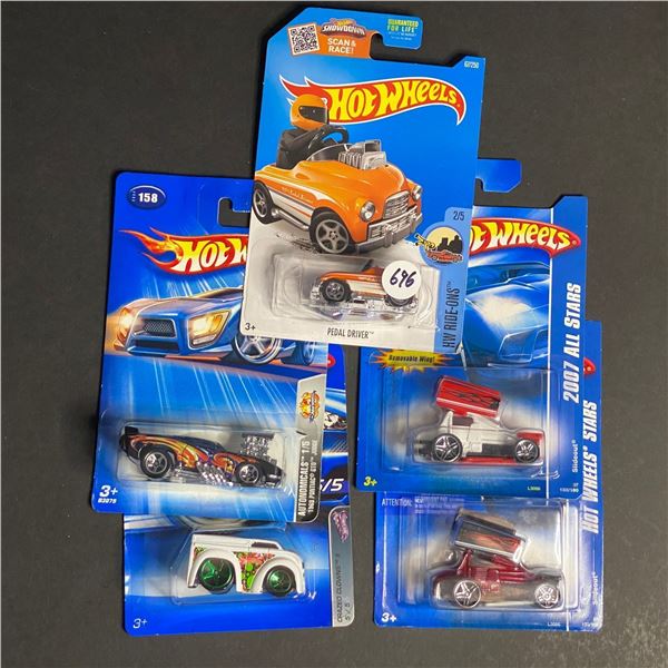 HOT WHEELS 5 CAR LOT ASSORTED STILL SEALED IN PACKAGES