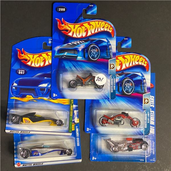 HOT WHEELS 5 CAR LOT ASSORTED STILL SEALED IN PACKAGES