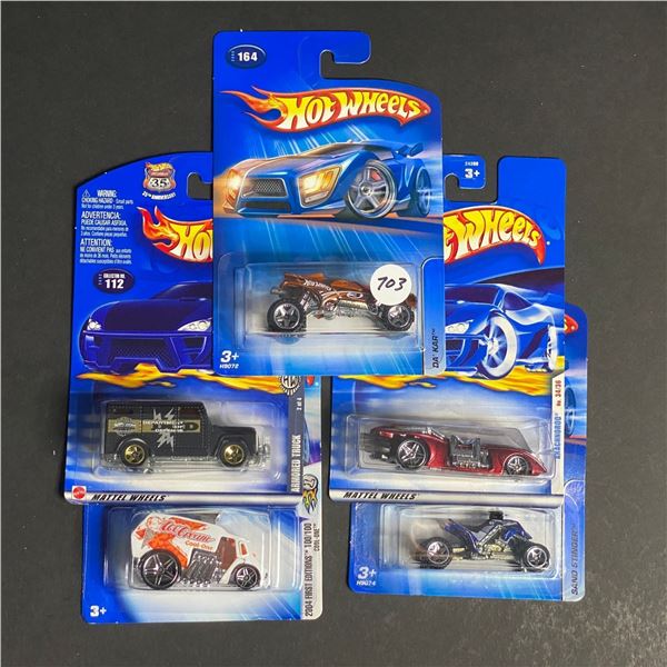 HOT WHEELS 5 CAR LOT ASSORTED STILL SEALED IN PACKAGES