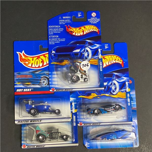 HOT WHEELS 5 CAR LOT ASSORTED STILL SEALED IN PACKAGES