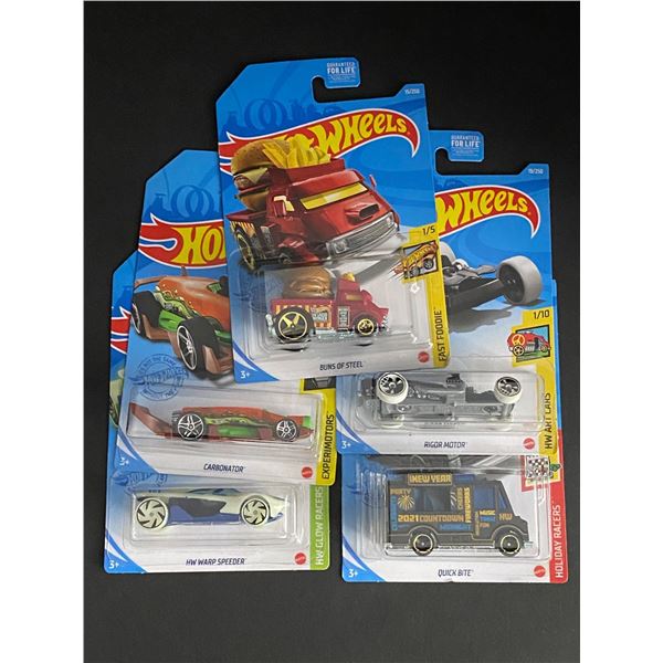 HOT WHEELS 5 CAR LOT ASSORTED STILL SEALED IN PACKAGES
