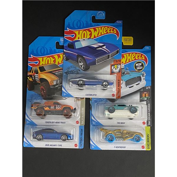 HOT WHEELS 5 CAR LOT ASSORTED STILL SEALED IN PACKAGES