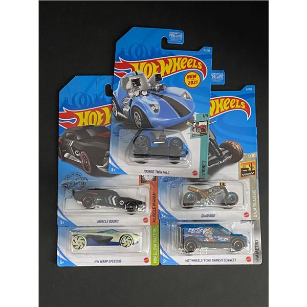 HOT WHEELS 5 CAR LOT ASSORTED STILL SEALED IN PACKAGES