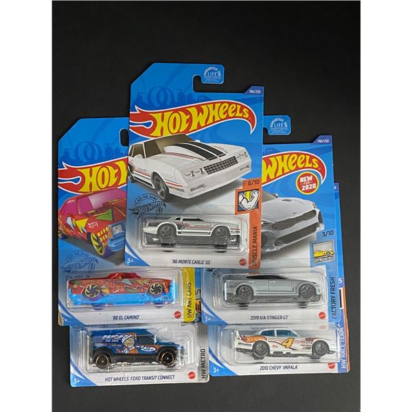 HOT WHEELS 5 CAR LOT ASSORTED STILL SEALED IN PACKAGES