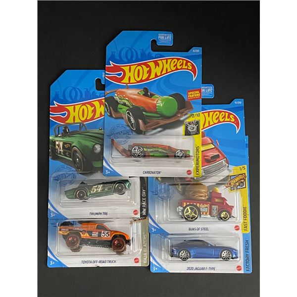 HOT WHEELS 5 CAR LOT ASSORTED STILL SEALED IN PACKAGES