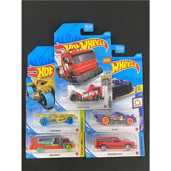 HOT WHEELS 5 CAR LOT ASSORTED STILL SEALED IN PACKAGES