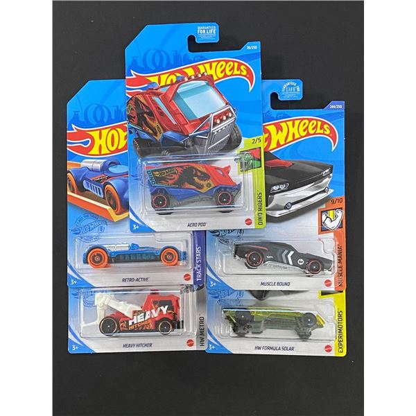 HOT WHEELS 5 CAR LOT ASSORTED STILL SEALED IN PACKAGES