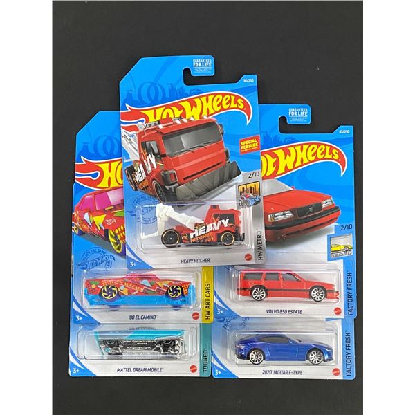 HOT WHEELS 5 CAR LOT ASSORTED STILL SEALED IN PACKAGES
