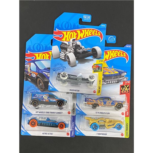 HOT WHEELS 5 CAR LOT ASSORTED STILL SEALED IN PACKAGES