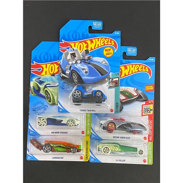 HOT WHEELS 5 CAR LOT ASSORTED STILL SEALED IN PACKAGES