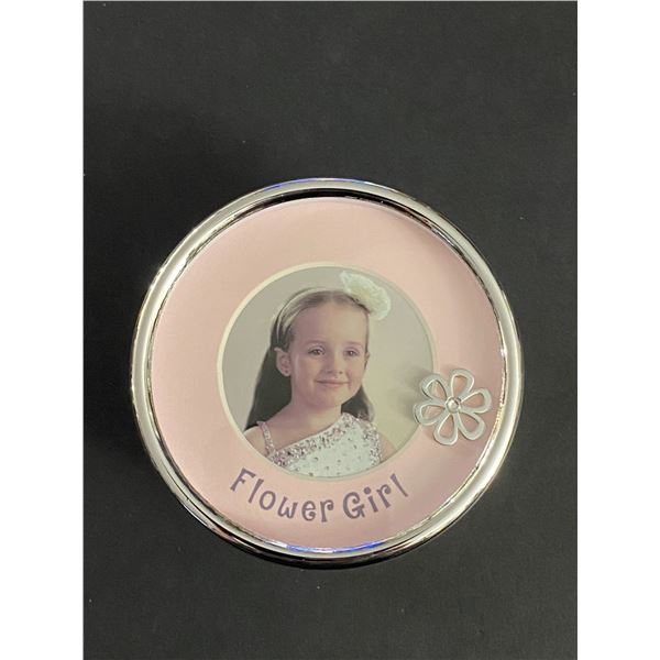 FLOWER GIRL PHOTO TRINKET BOX FROM THINGS ENGRAVED