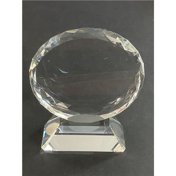 OPTIC CRYSTAL FAUCETED AWARD FROM THINGS ENGRAVED