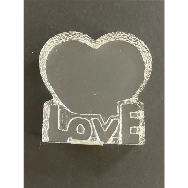 CRYSTAL LOVE HEART FROM THINGS ENGRAVED