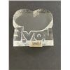 Image 3 : CRYSTAL LOVE HEART FROM THINGS ENGRAVED