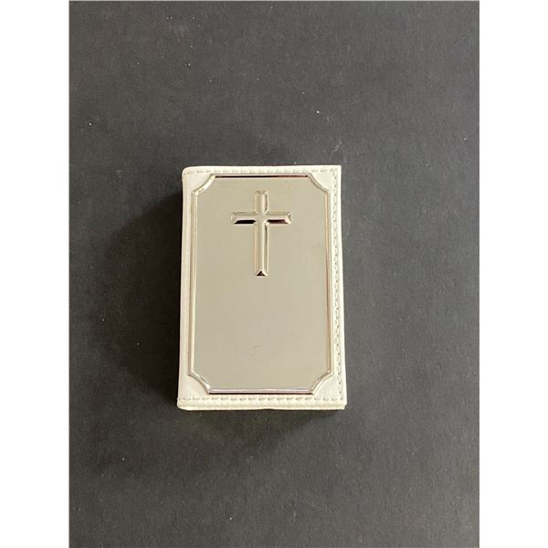 ROSARY BOX WHITE  WITH ROSARY FROM THINGS ENGRAVED