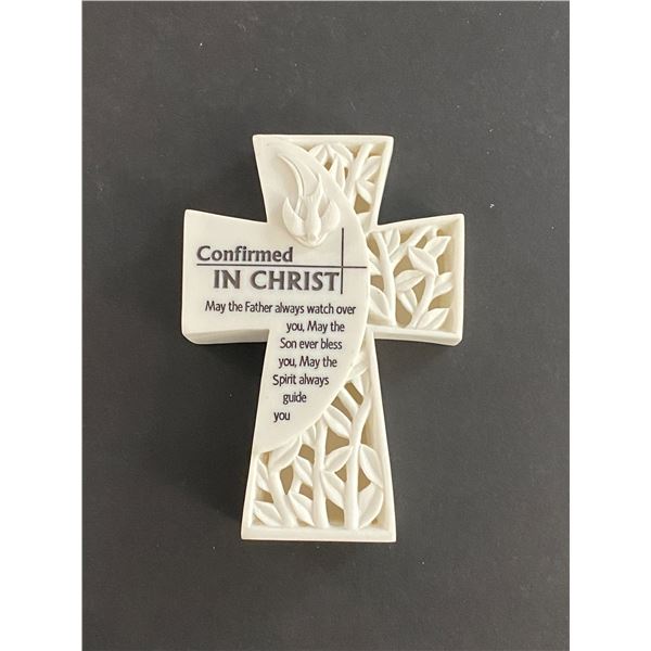 WHITE LED CONFIRMATION CROSS FROM THINGS ENGRAVED