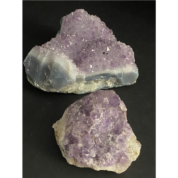 GEODE ROCK LOT OF 2