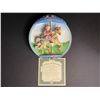 Image 1 : MUSICAL COLLECTORS PLATE BRADFORD EXCHANGE 1994 CAROUSEL DAY DREAMS "SWEPT AWAY #E14670