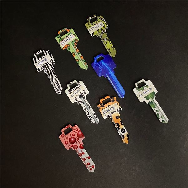 8 BRAND NEW UNCUT KEYS