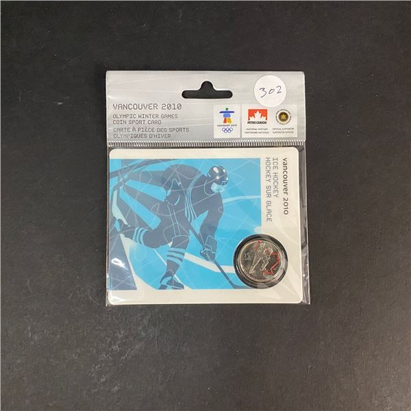 COLLECTOR COIN OLYMPICS VANOUVER 2010 ICE HOCKEY