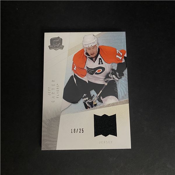 JEFF CARTER 2009/10 UPPER DECK THE CUP JERSEY CARD #D/25