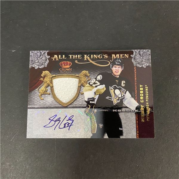 SIDNEY CROSBY AUTOGRAPH/JERSEY CARD NUMBERED TO ONLY 25 IN THE WORLD
