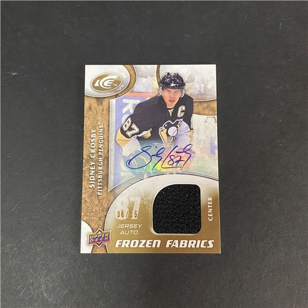SIDNEY CROSBY AUTOGRAPH/JERSEY CARD NUMBERED TO ONLY 35 IN THE WORLD