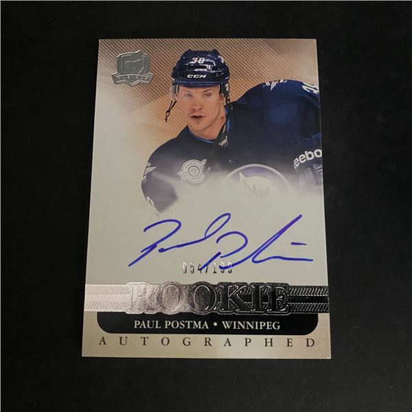 PAUL POSTMA  2011/12 UPPER DECK THE CUP AUTOGRAPH CARD #D/199