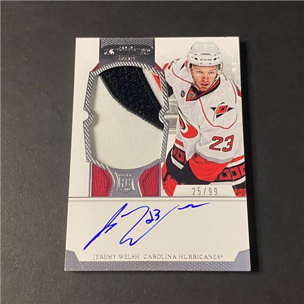 JEREMY WALSH 2012/13 PANINI AUTOGRAPH/PATCH CARD #D/99