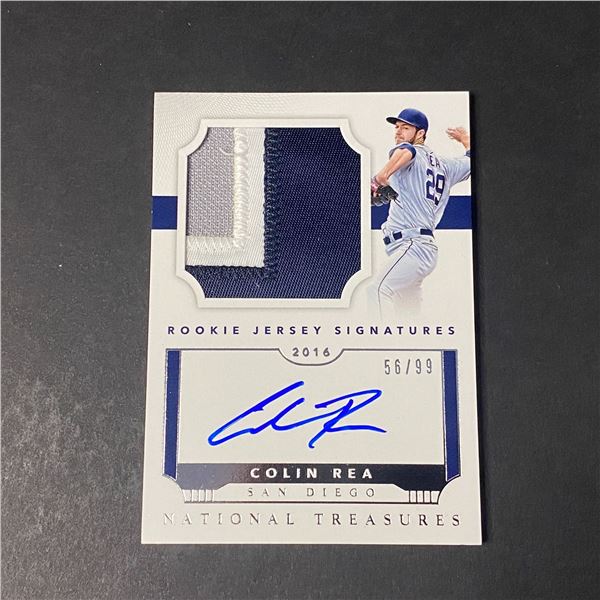 COLIN REA 2016 PANINI AUTOGRAPH/PATCH CARD #D/99