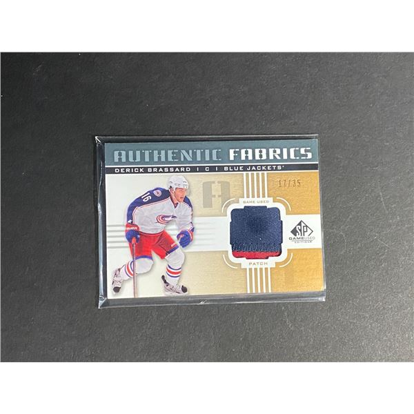 DERICK BRASSARD JERSEY PATCH CARD EXCELLENT PATCH #D/35