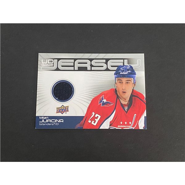 2010-11 U.D HOCKEY SERIES 1 MILAN JURCINA N.H.L JERSEY CARD